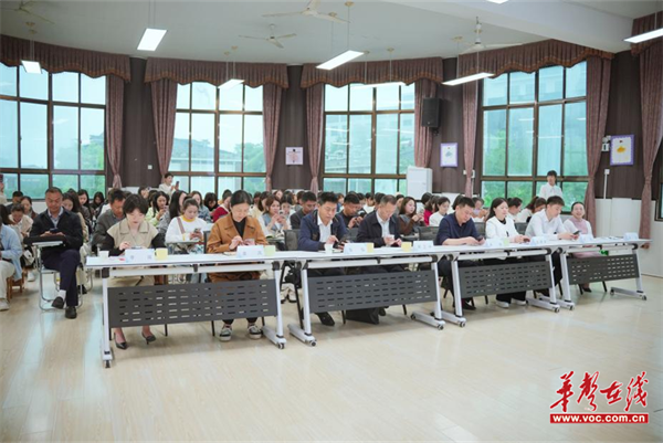 桥驿镇童心幼儿园与平江县幼教同仁开展交流活动(图1)