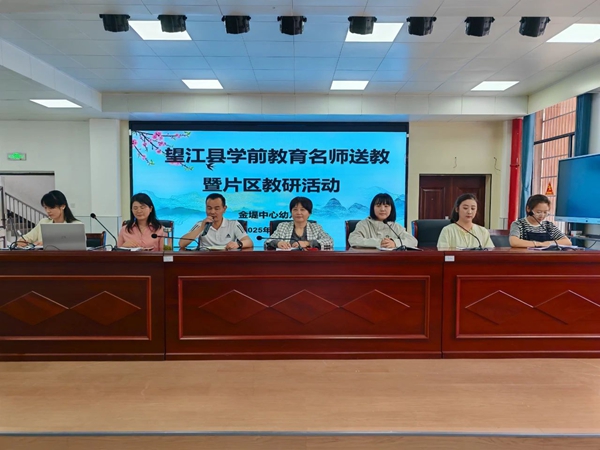 望江县举行2025年春季学前教育名师送教暨安九片区教研活动(图1)