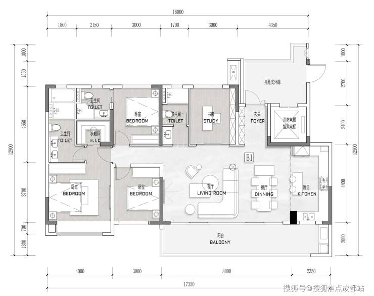 凯发国际：空港发展云玺观宸售楼处电话-价格详情-实时更新-成都空港发展云玺观宸售楼处地址-在售户型(图4)