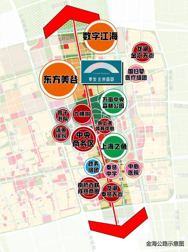 奉贤新城央轴低密水岸墅区「奉发左岸晶邸」一房一价表(图1)