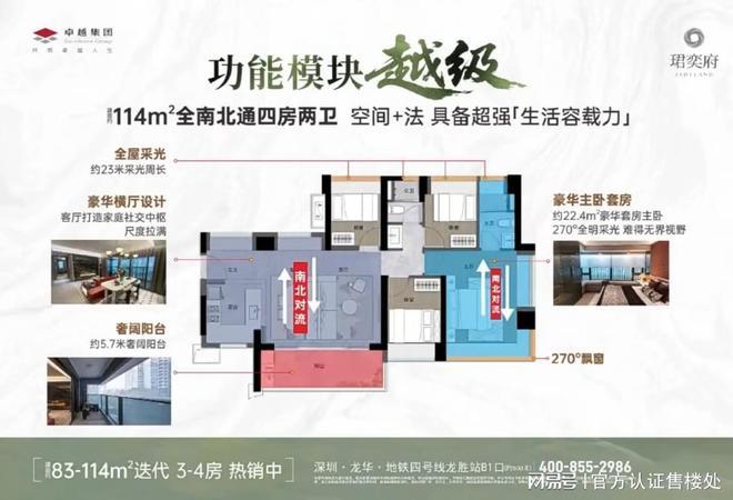 官宣｜龙华卓越珺奕府二期5栋新品热销371万起抢精装3-4房。(图8)